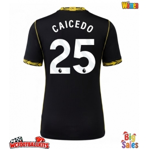 Chelsea Moises Caicedo #25 Replica Away Stadium Shirt for Women 2026-27 Short Sleeve